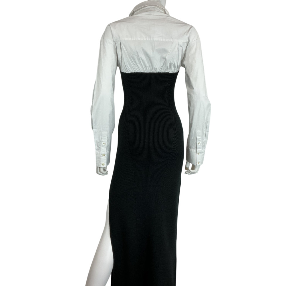 Staud Ribbed Multicolor Hazel Dress Size M - Picture 2 of 3